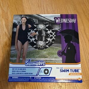 Swimways Wednesday Pool Float Swim Tube NEW Netflix Addam’sFamily